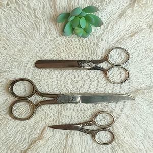 Vintage Scissors Lot of 3